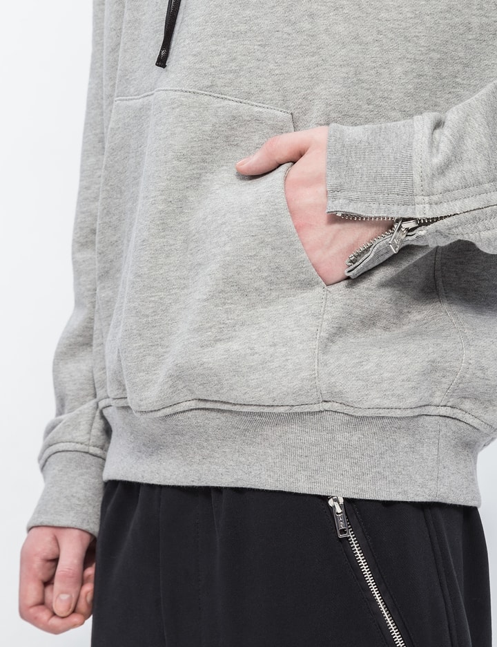 Contrast Hoodie with Zipper Placeholder Image
