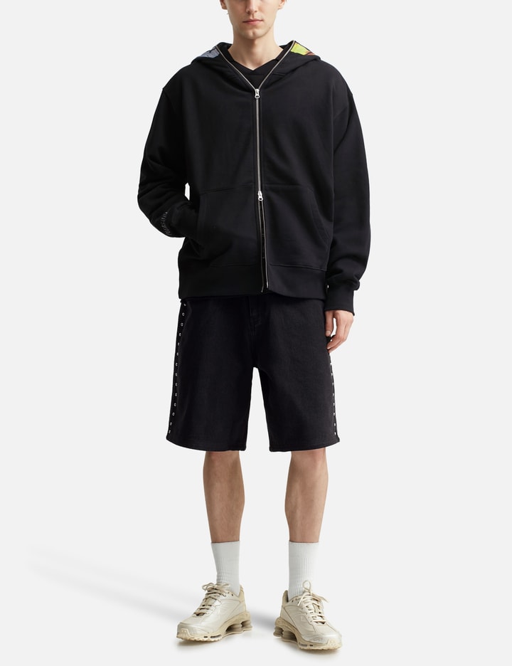 Pleasures Daft Punk Ram Graphic Zipper Hoodie In Black