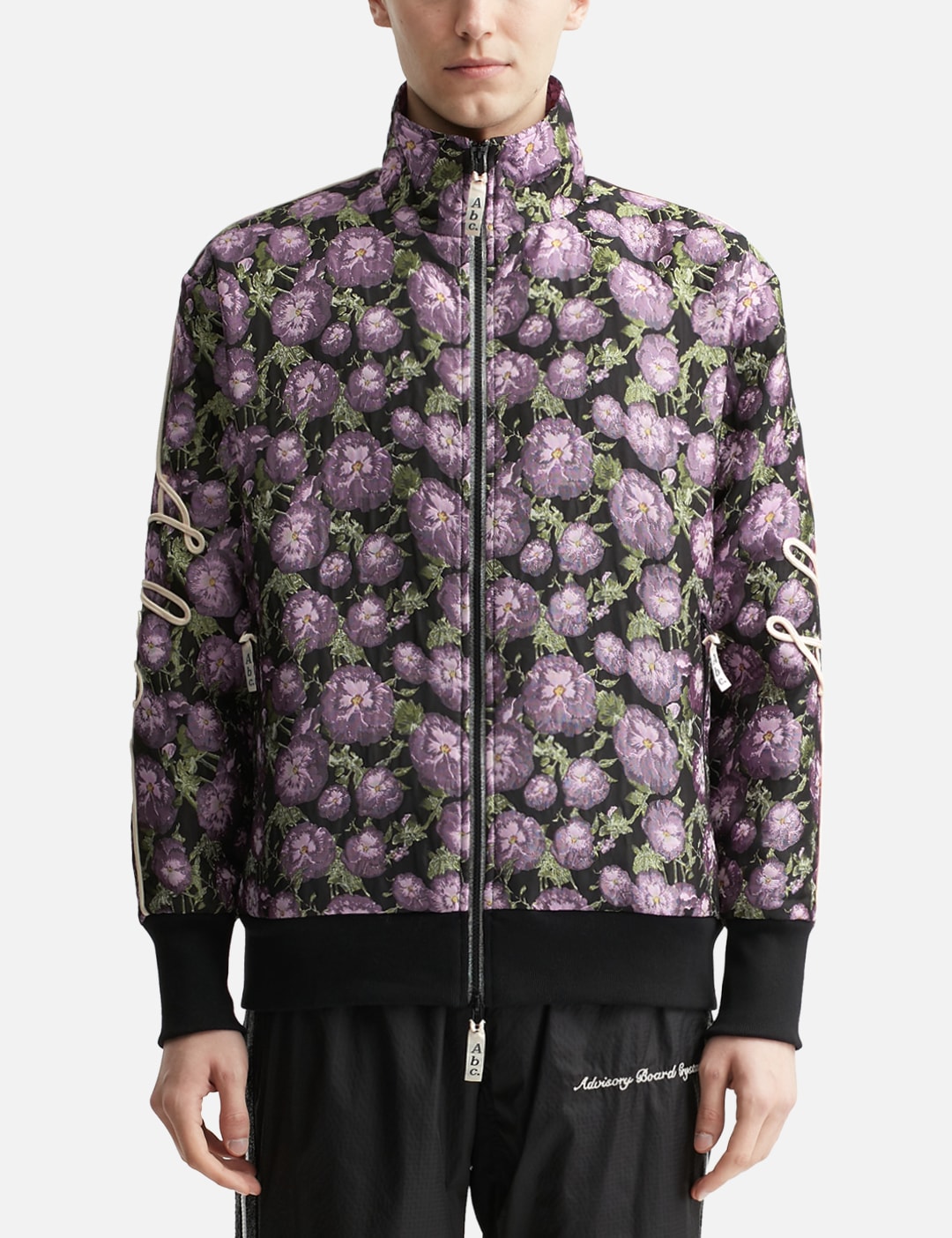 Abc. Floral Jacquard Soutache Track Jacket view 18