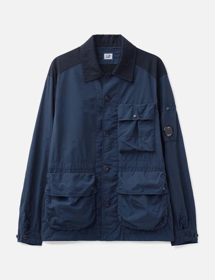 C.P. 컴퍼니 Flatt Nylon Mixed Button Lens Jacket