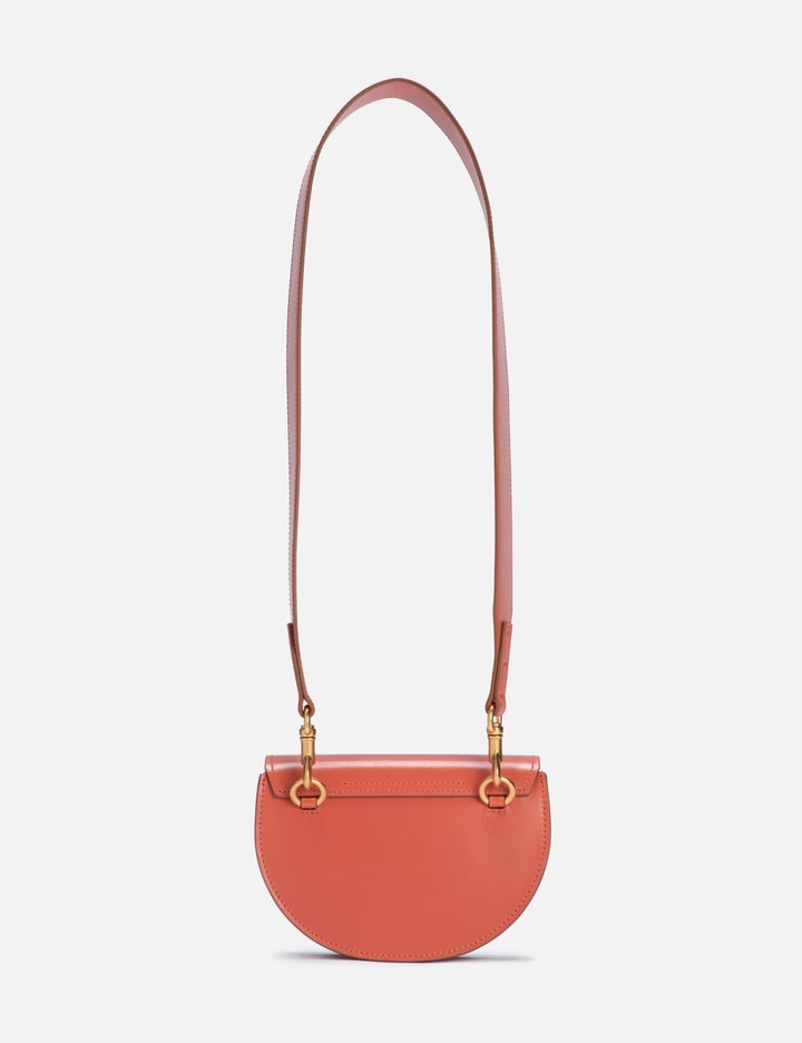 Shop Chloé Marcie Mini Flap Bag In Orange