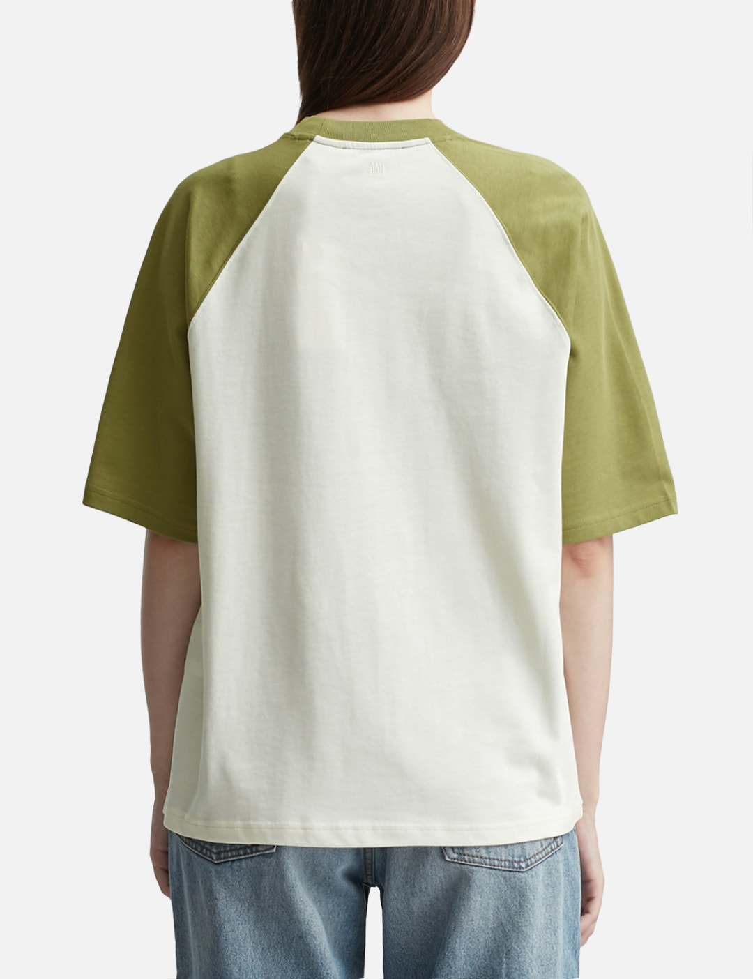 De Coeur Two Tone Thick Cotton Jersey T-Shirt view 10