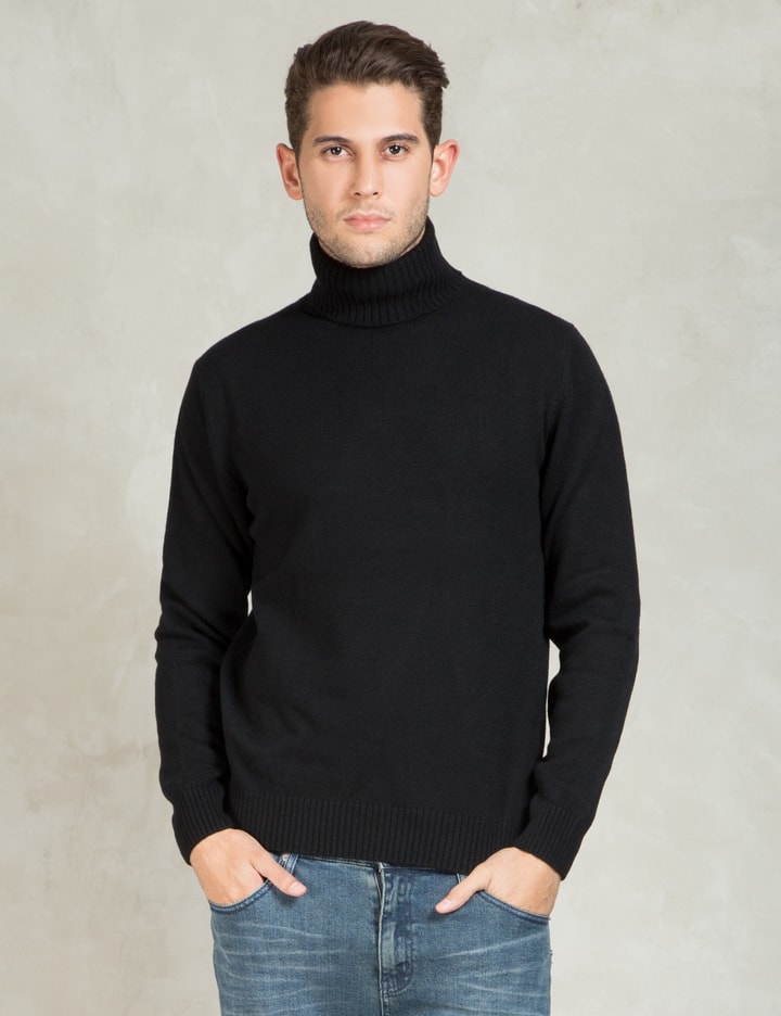 Black Turtleneck Sweater Placeholder Image