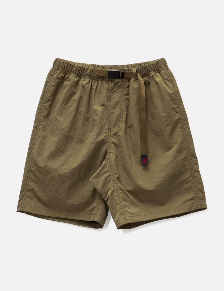 Shop Gramicci Nylon Lose Shorts In Brown