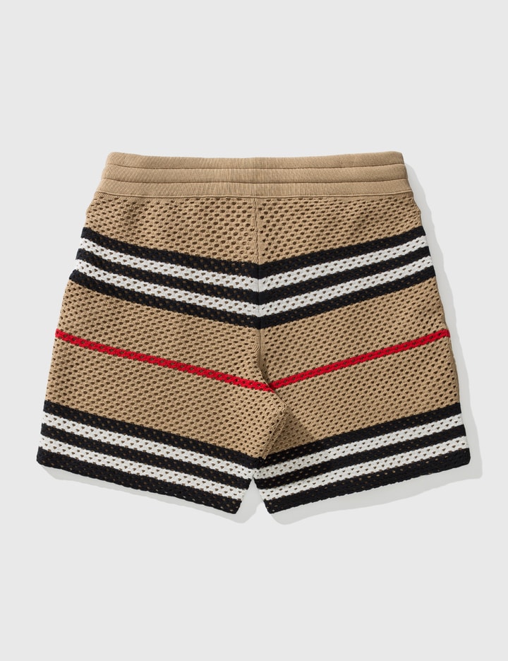 Icon Stripe Pointelle Knit Shorts Placeholder Image