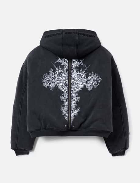 "Casey" Printed Reversible Bomber Jacket view 14