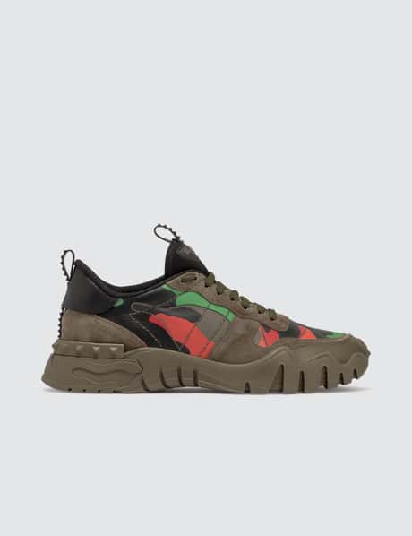 Baskets Rockrunner Valentino Garavani Homme - Bleu - Neuf Avec Boîte D'origine