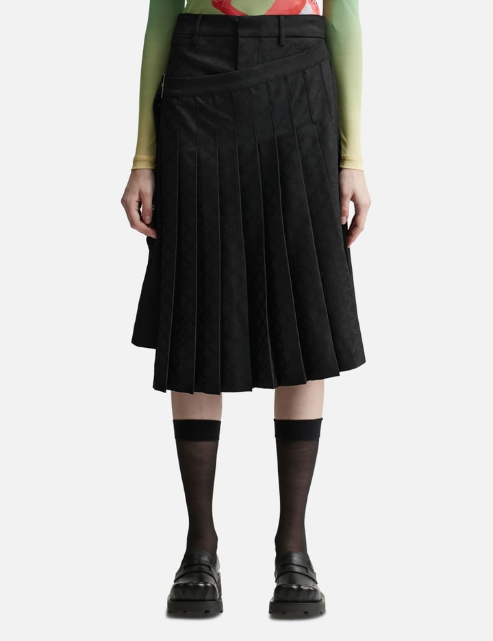 Graphic-Print Pleated Skort Placeholder Image