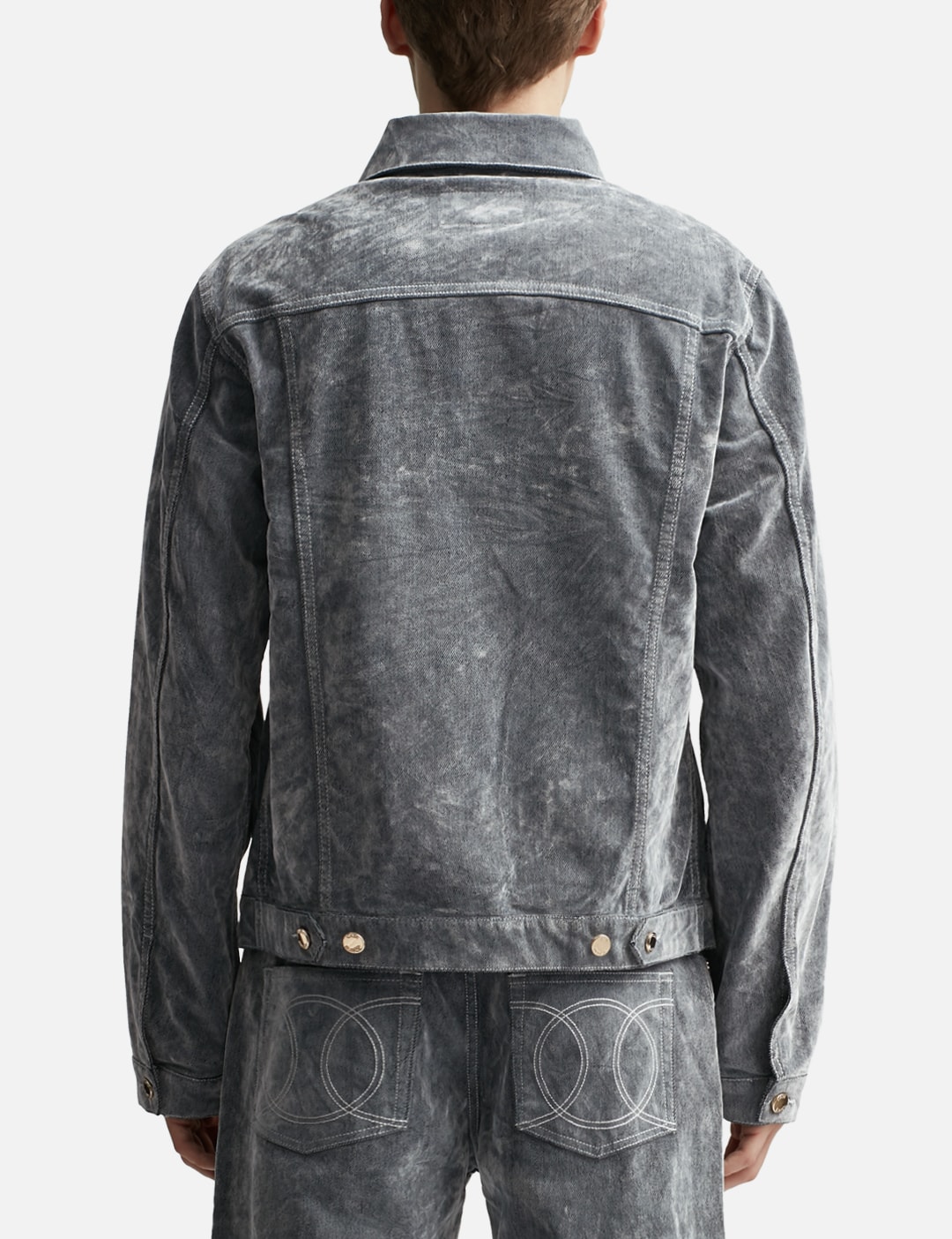 Peach Denim Jacket view 13