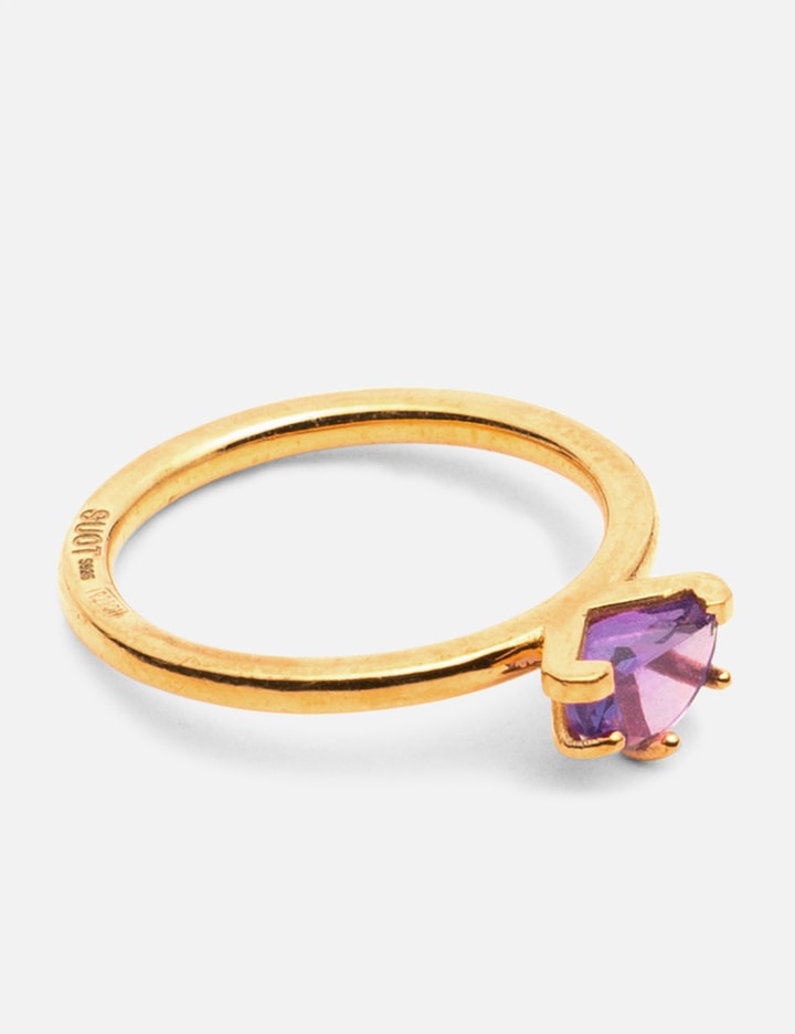 Half Cut Mini Amethyst Ring Placeholder Image