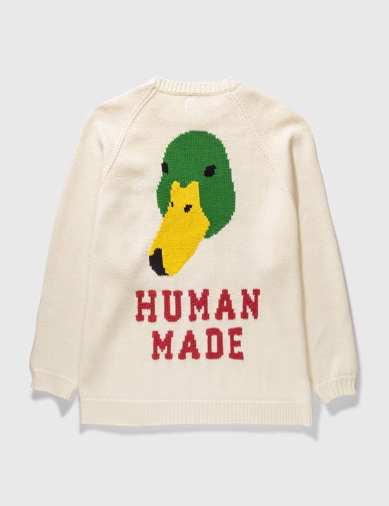 HUMAN MADE RAGLAN SLEEVE KNIT DUCK ニット/セーター