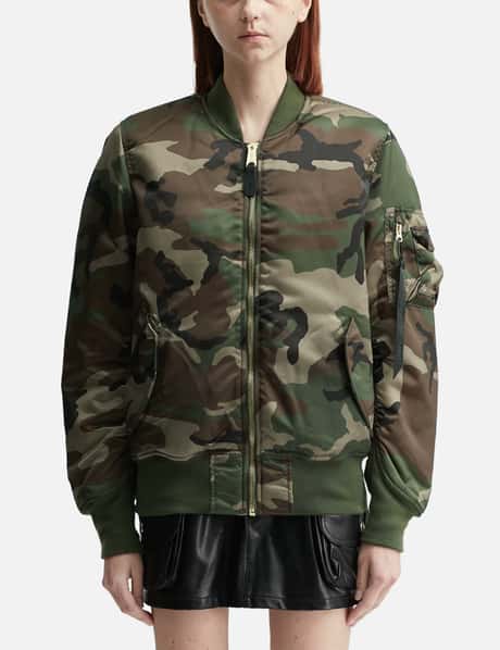 Alpha Industries MA-1 Base Flight Bomber Jacket Camo