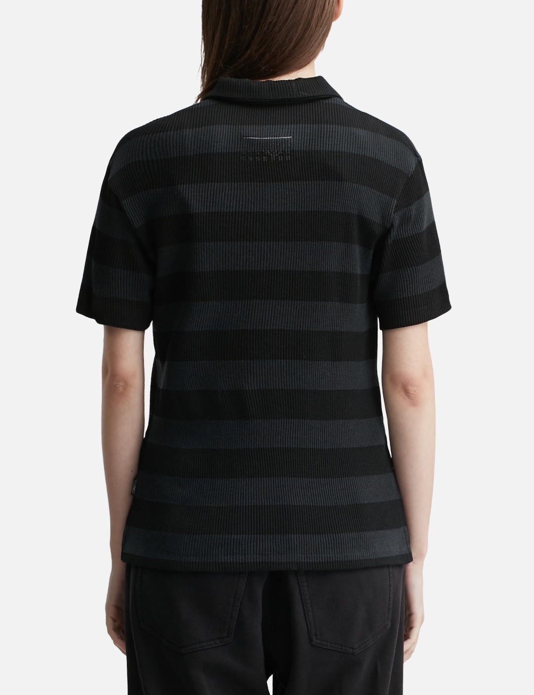 Ribbed Polo Top view 15