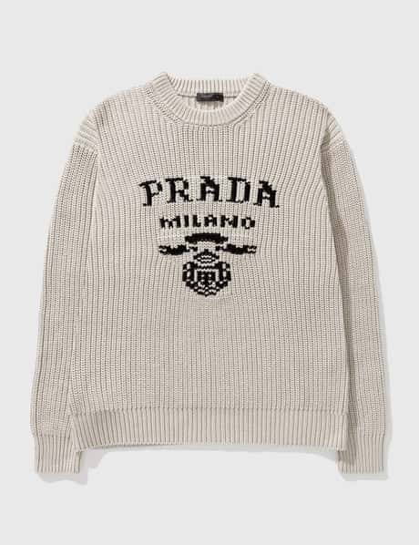 Prada Prada 로고 니트 스웨터