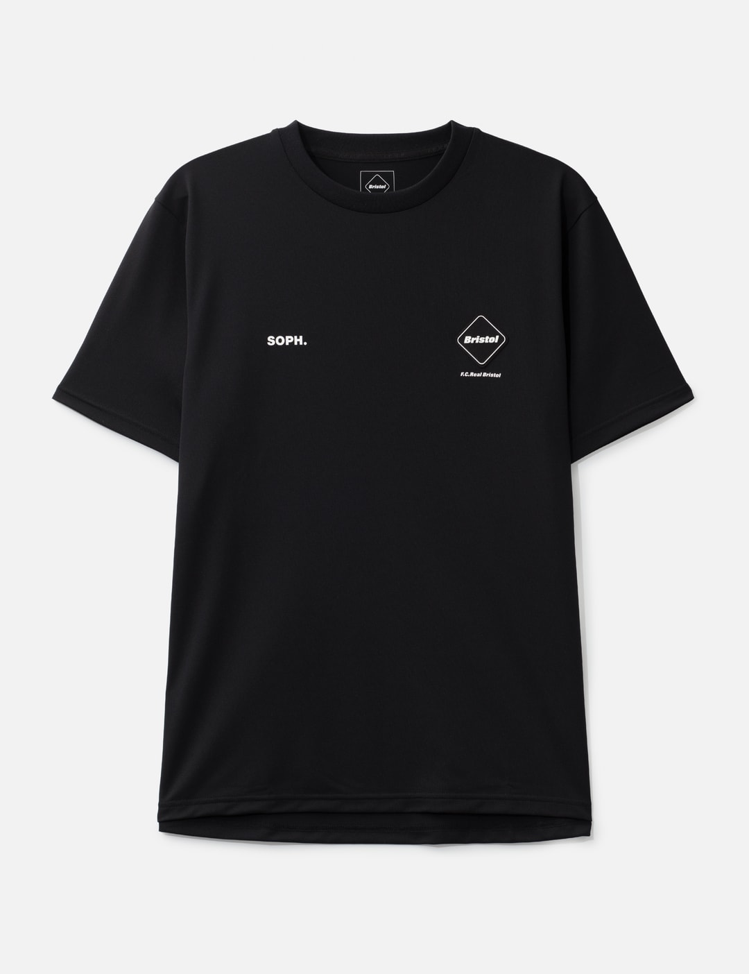 F.c. Real Bristol Authentic Short Sleeves Top In Black