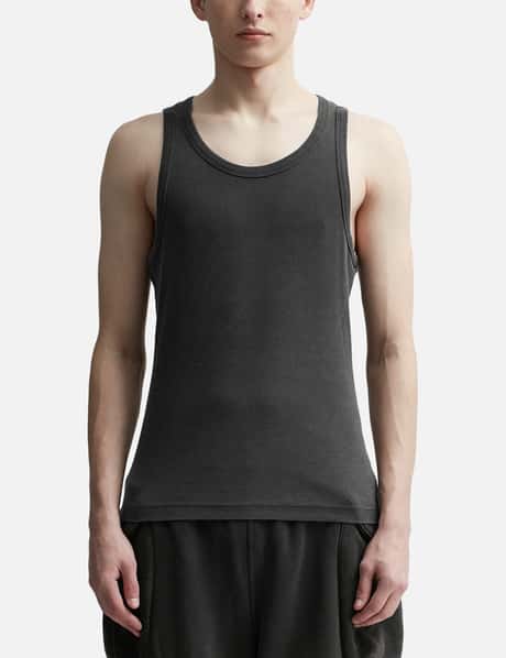 Entire Studios: Black Rib Tank Top