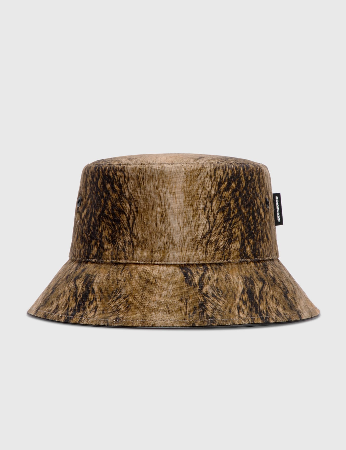 Burberry Fur Print Bucket Hat