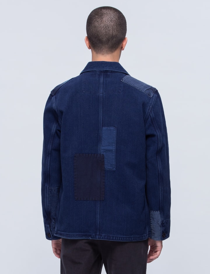Pure Indigo "sashiko" Hand Patchwork Jacket Placeholder Image