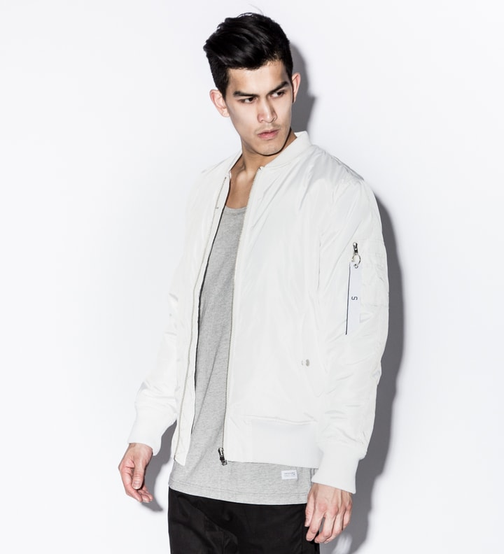 White Flight Bomber Jacket Placeholder Image