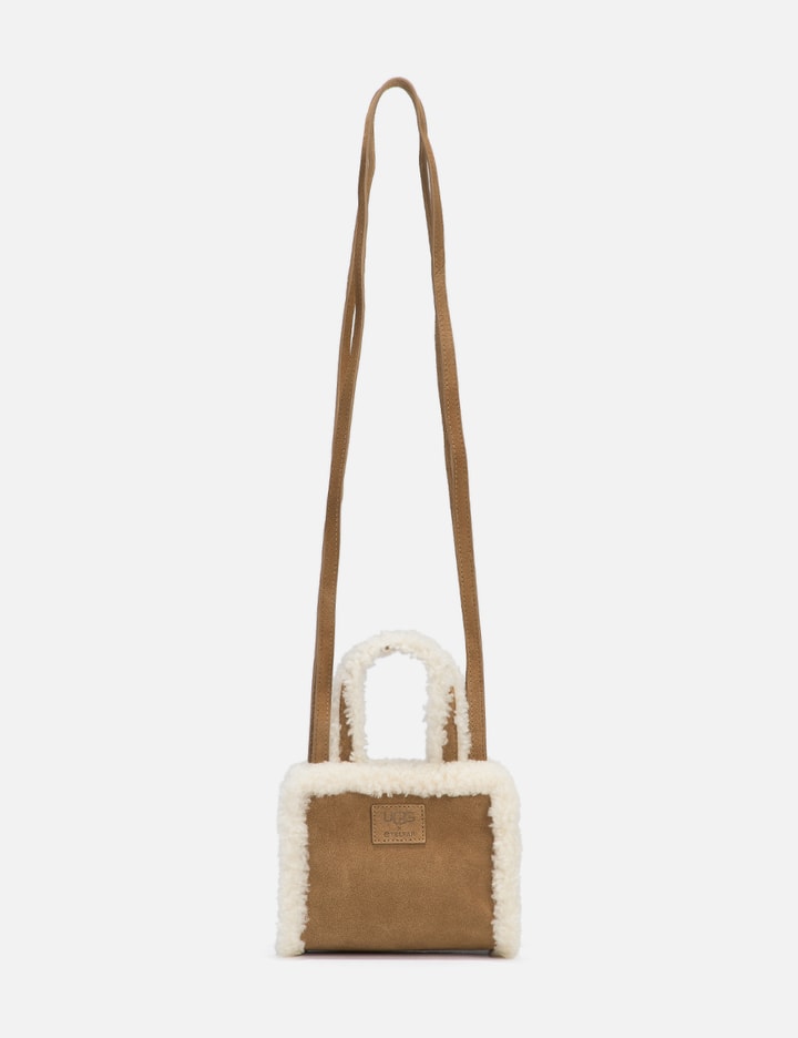 Ugg X Telfar Small Shopper Shoulder Bag Suede Light Off2way In Brown