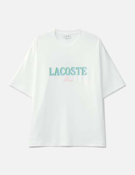 Lacoste Loose Fit Printed Jersey T-shirt