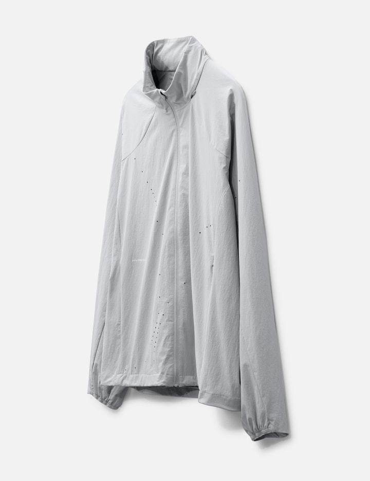 Hypegolf X Post Archive Faction (paf) Perforated Windbreaker In Grey