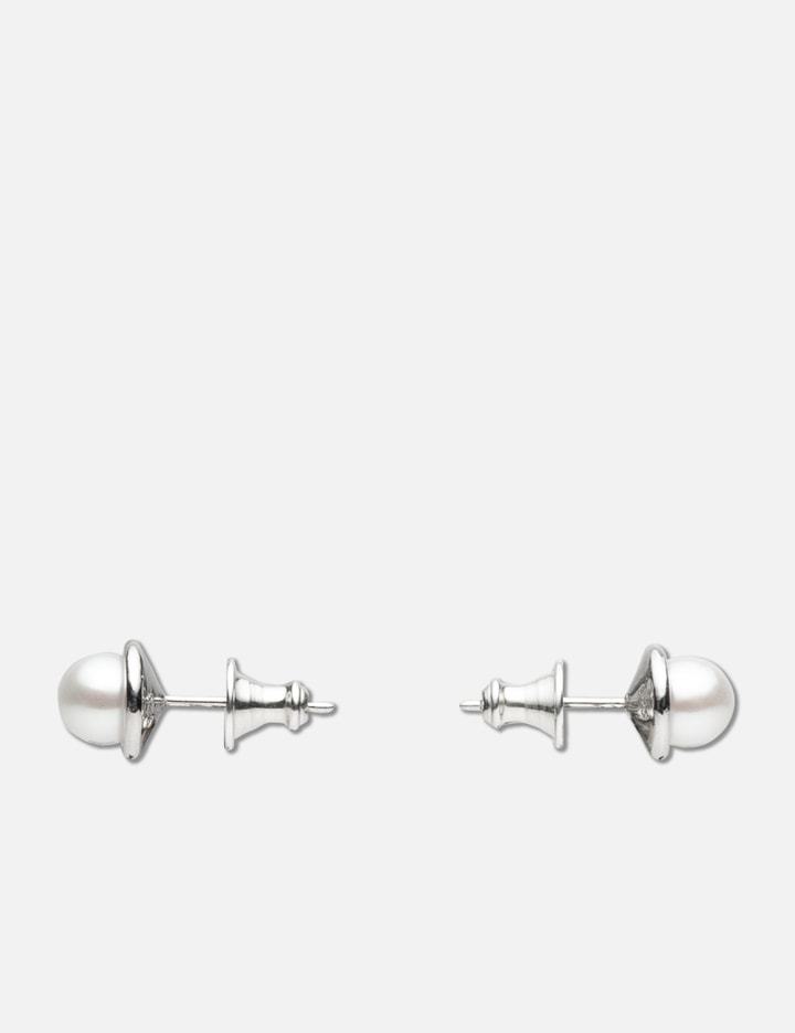 Cold White 6mm Pearl Earrings Placeholder Image