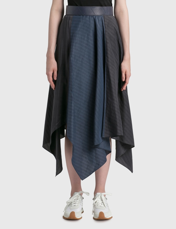 Stripe Asymmetric Midi Skirt Placeholder Image