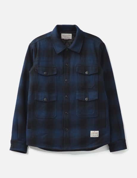 NEIGHBORHOOD Ombre Check Shirt Jacket