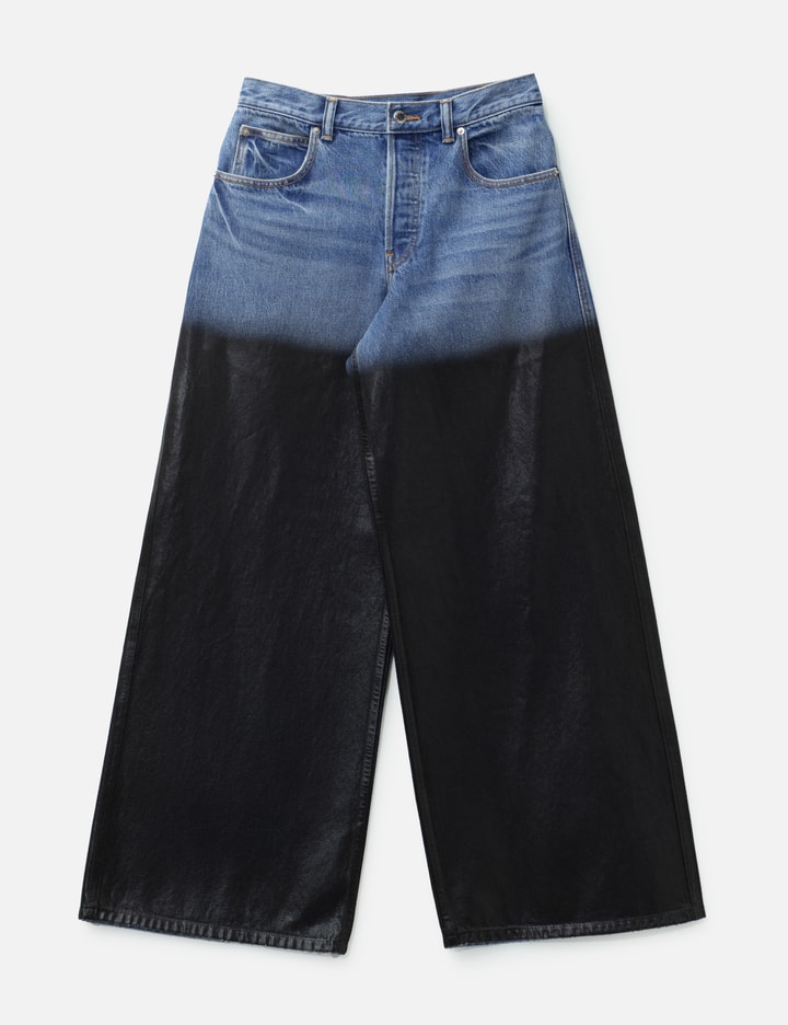 Alexander Wang T Surge Coated Wide-leg Jean