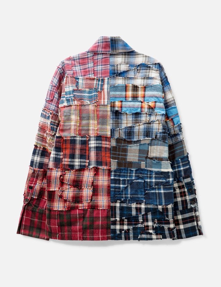 Plaid Gradiant Boxy Shirt Placeholder Image