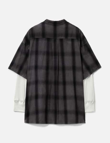 Pre-Styled Shadow Plaid Shirt view 8