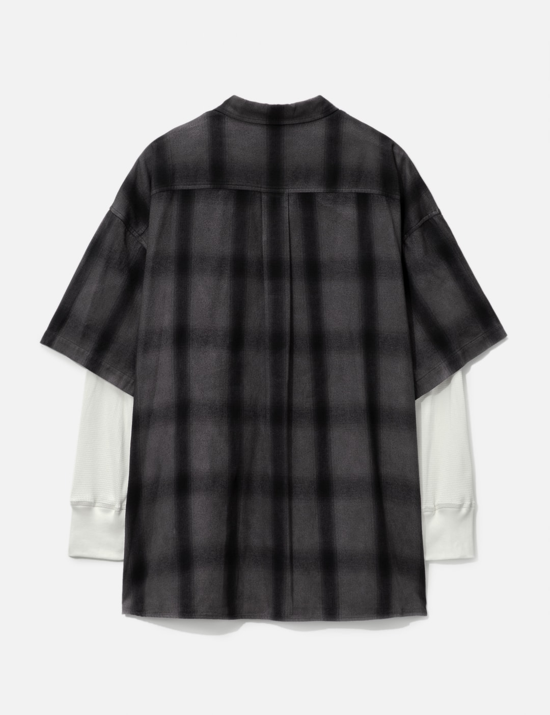 Pre-Styled Shadow Plaid Shirt view 9