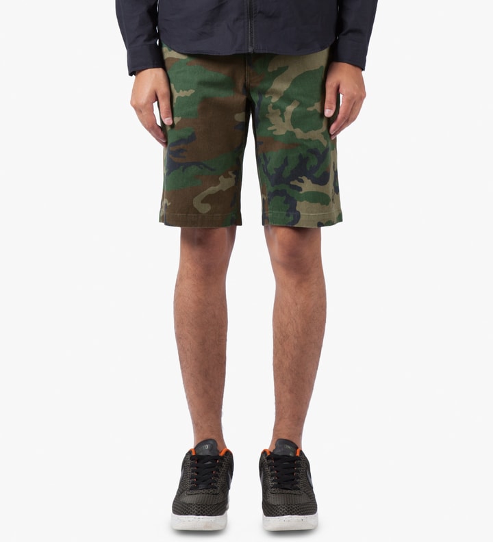 Woodland Camo Twill Walk Shorts Placeholder Image