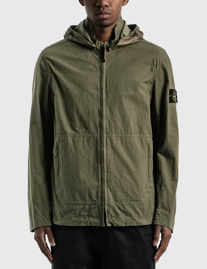 Cotton Blended Jacket With Detachable Hood Placeholder Image