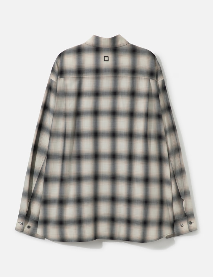 Wooyoungmi Black Oversized Check Shirt