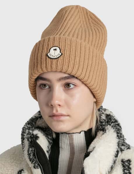 Moncler Genius - 8 Moncler Palm Angels Wool Rib-Knit Beanie  display picture 1