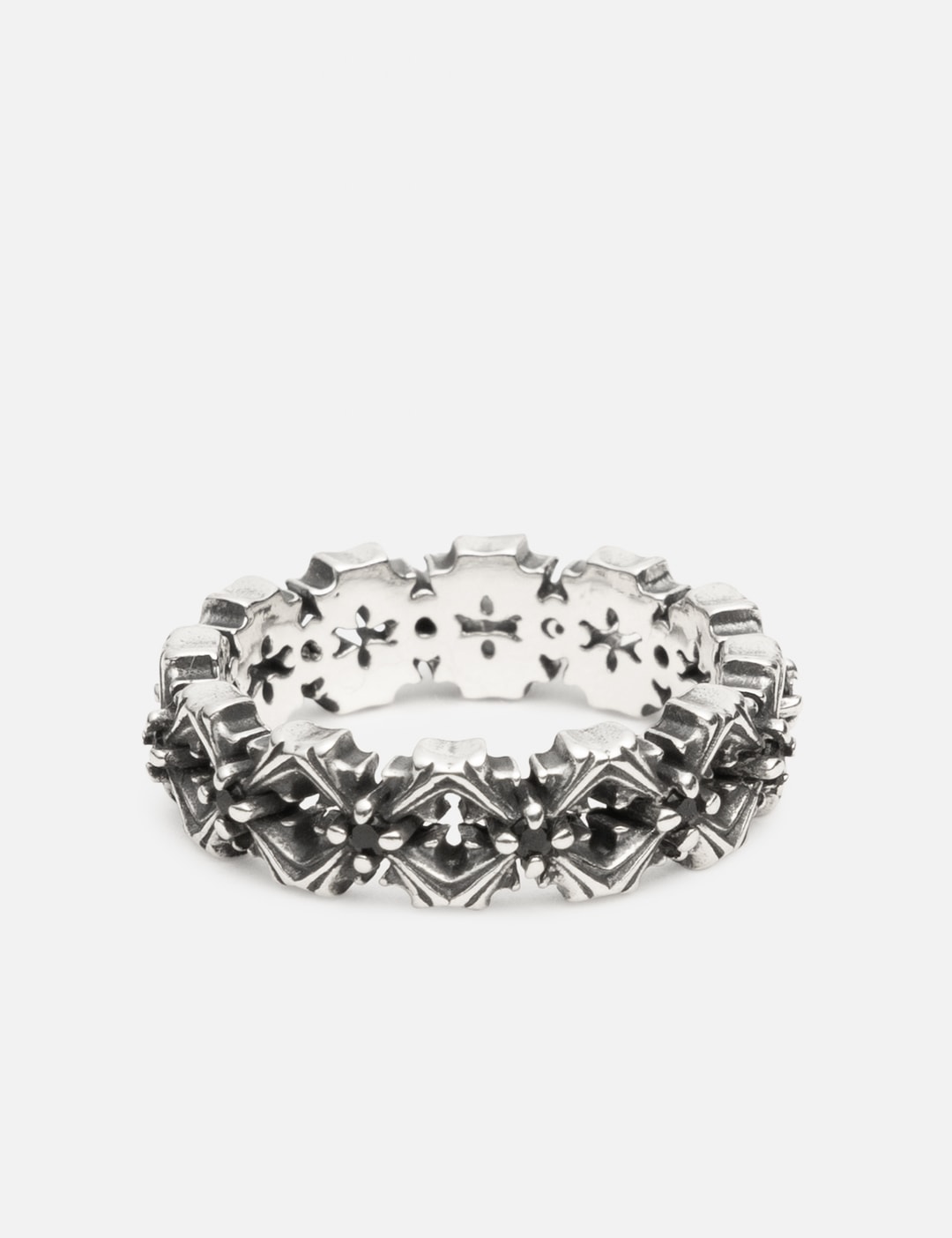 CRUCIS Quadruplets Classic Oxidised Ring view 7