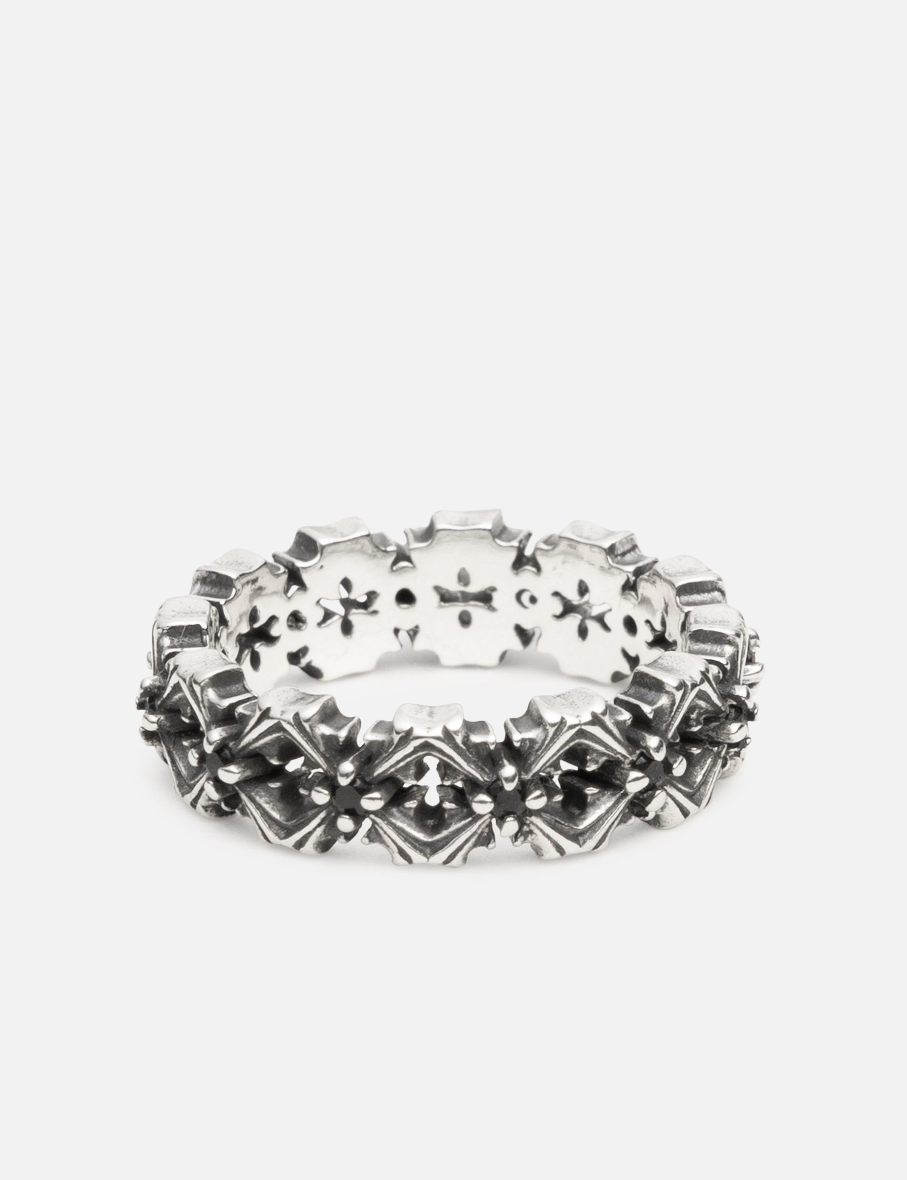 CRUCIS Quadruplets Classic Oxidised Ring view 11