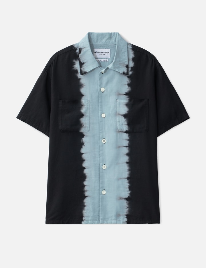 NÒMARHYTHM TEXTILE Hand Dye Open Collar Ss Shirt