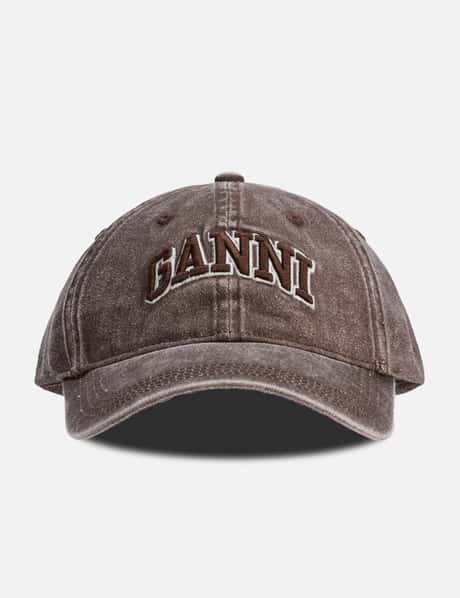 Ganni Washed Canvas Cap
