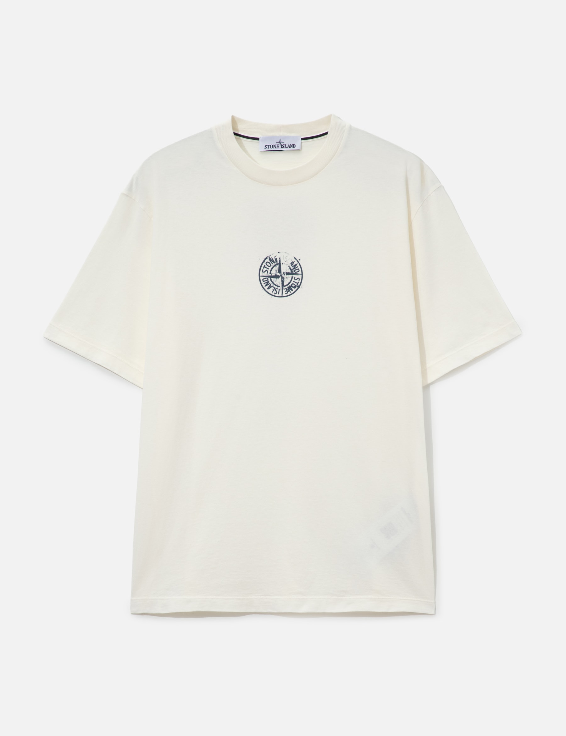 Organic Cotton Jersey T-Shirt With 'Vertical Placement' Print view 16