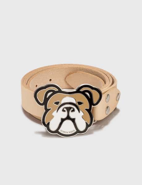 Human Made Bulldog Leather Belt