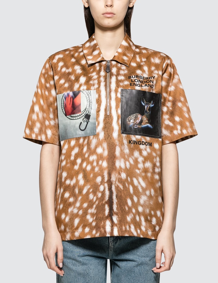 Animal Print Woven Shirt Placeholder Image
