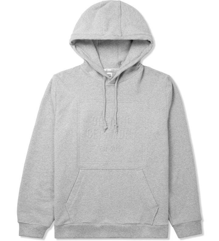 Melange Grey 3D Logo Hoodie Placeholder Image