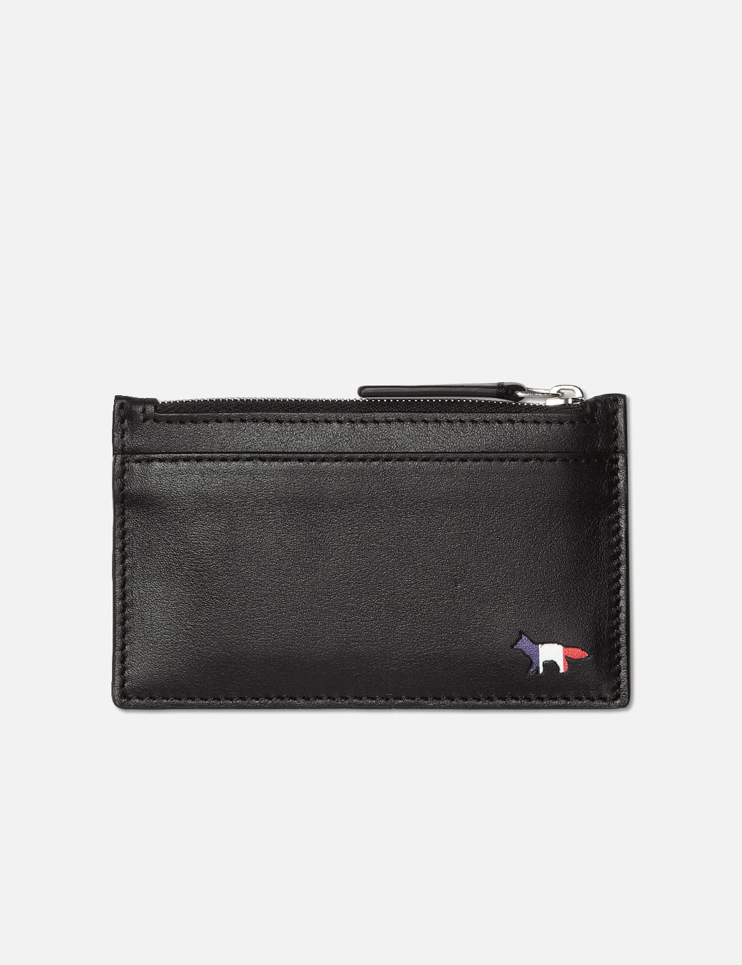 Maison Kitsune Tricolor Fox Long Zipped Card Holder