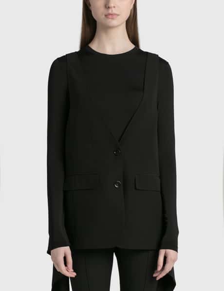 Burberry Silk Reconstructed Tailored Jacket