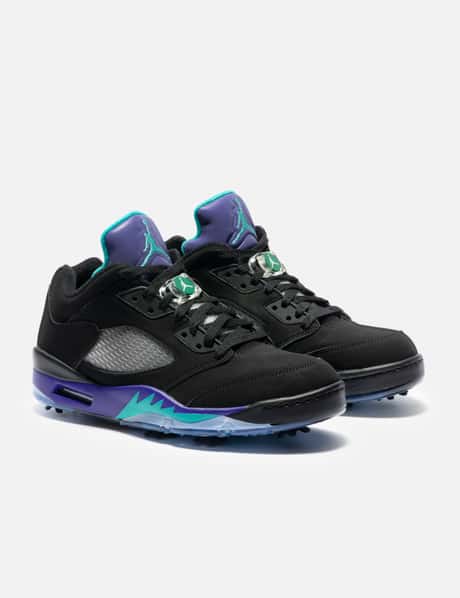 Nike Air Jordan 5 Golf Low “black grape” size 11 - Brand new -  men’s golf shoes Nike Air Jordan Retro V 5 Low Golf Shoe Black Grape Spike  main image 4