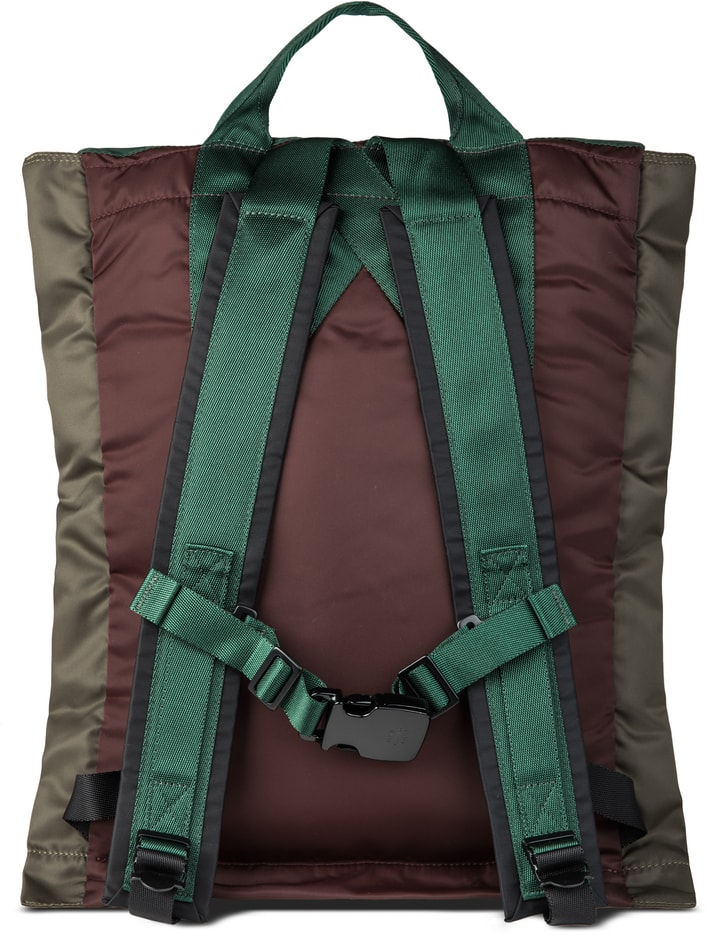 Green Marni X Porter Color Blocking Backpack Placeholder Image