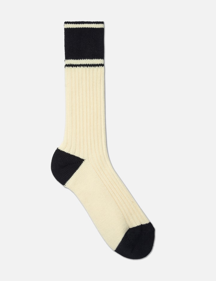 Cotton Ami de Coeur Striped Socks Placeholder Image